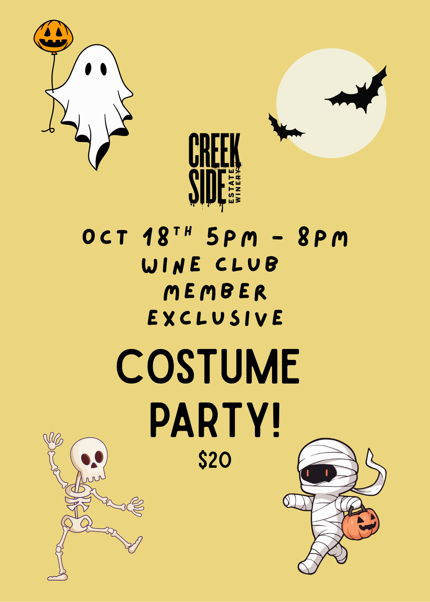 Creek Freek Halloween Costume Party