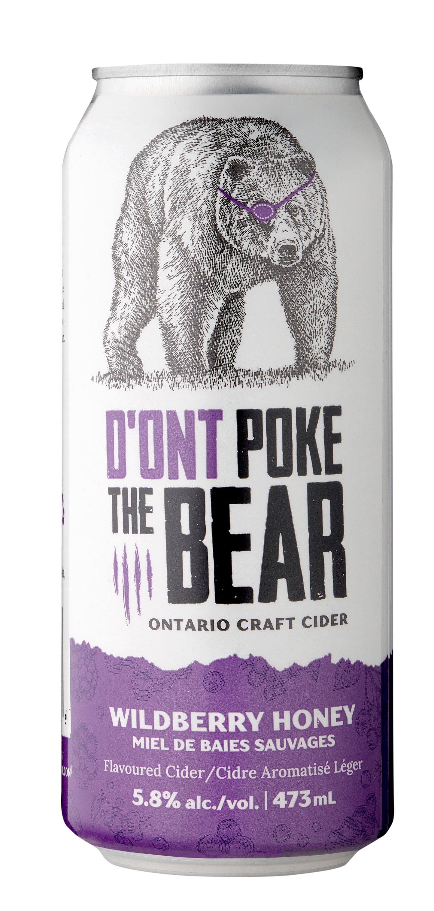 D'Ont Poke The Bear Wildberry Honey Cider - 6 Can Pack