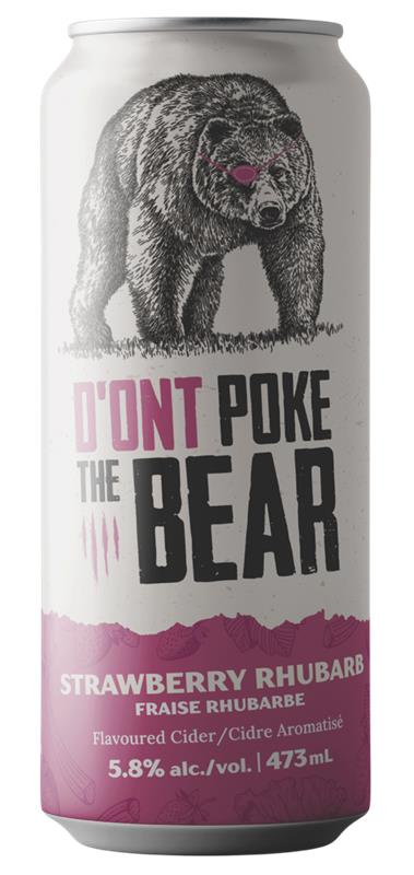 D'Ont Poke the Bear Strawberry Rhubarb Cider Flat Sale