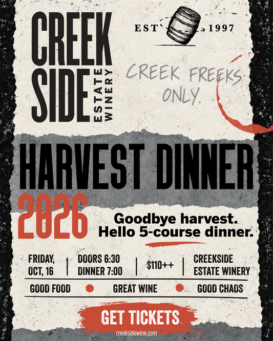 Creek Freek Harvest Dinner 2026